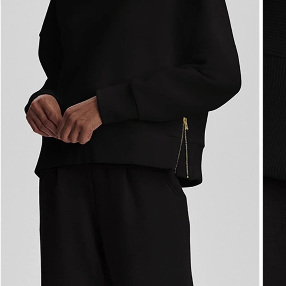 Varley Women's Black Addelyn Sweatshirt - Picture 8 of 10